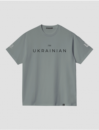 Картинка Сіра футболка "I'm Ukrainian"